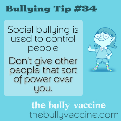Bullying tip #34: How to take your power back from a bully 