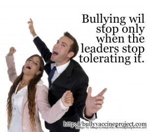 Bullying will stop